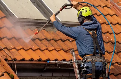 Démoussage et hydrofuge de toiture à Nibles
